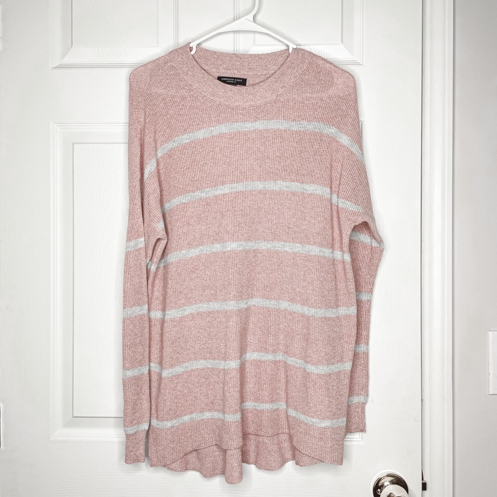 American Eagle jegging fit striped sweater